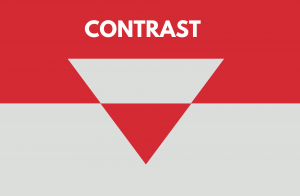 CONTRAST PRINCIPLE OF DESIGN