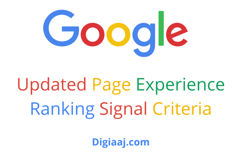 Read more about the article Google Updated Page Experience Ranking Signal Criteria: Simplifying the Page Experience Report