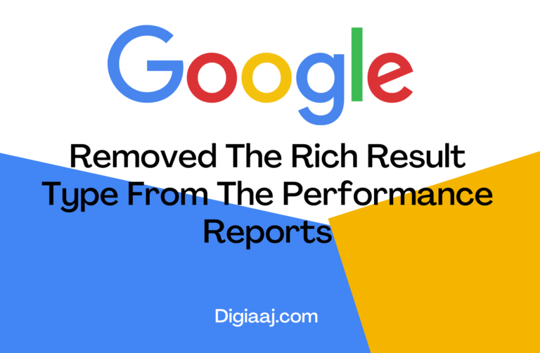 Read more about the article Google Search Console Removes The Rich Result Type From The Performance Reports